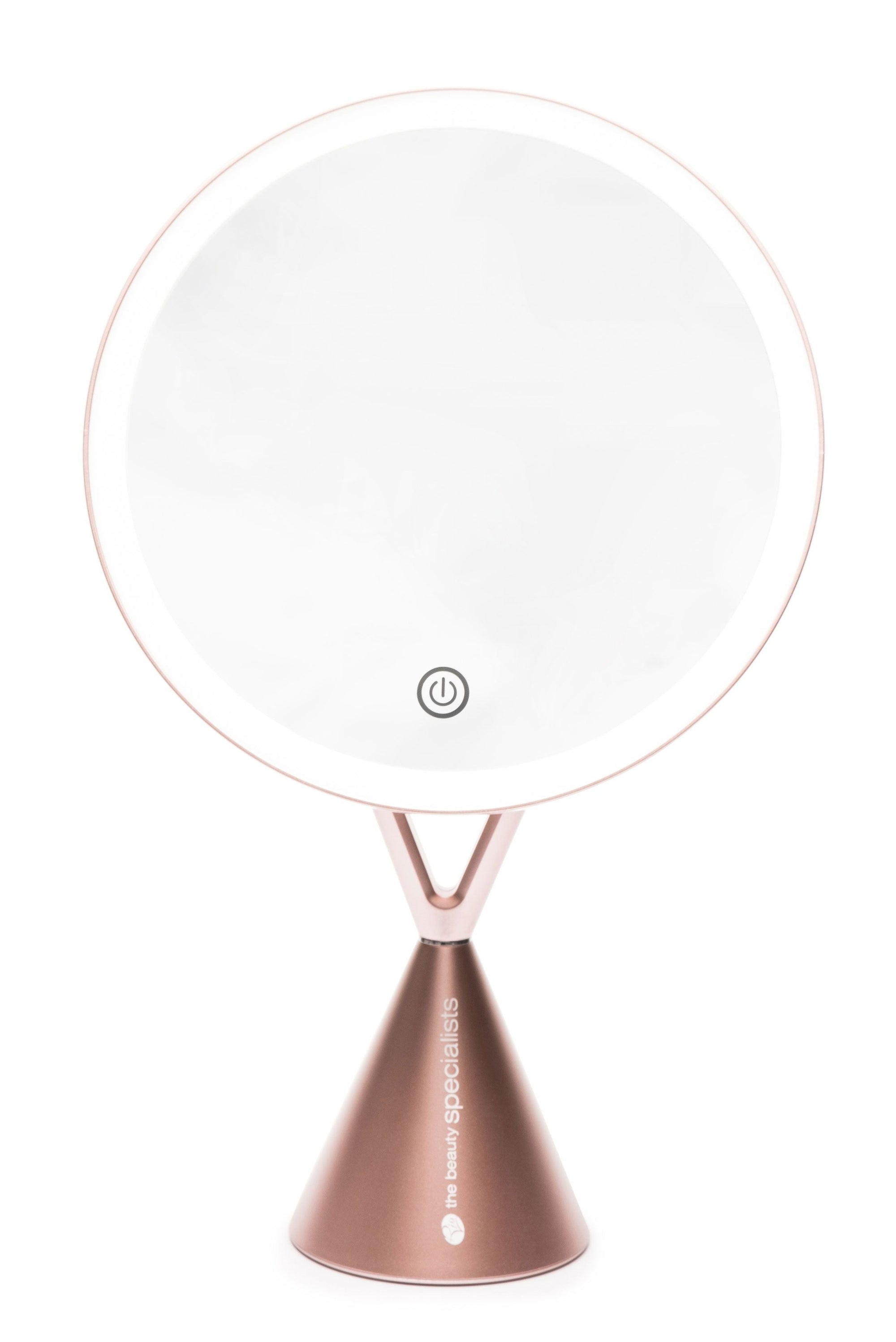 HD Illuminated Makeup Mirror with compact magnifying mirror