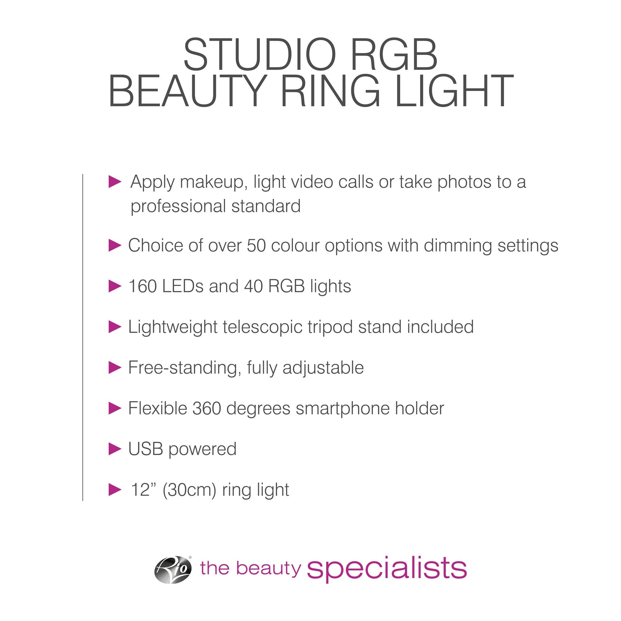 Studio RGB Beauty Ring Light