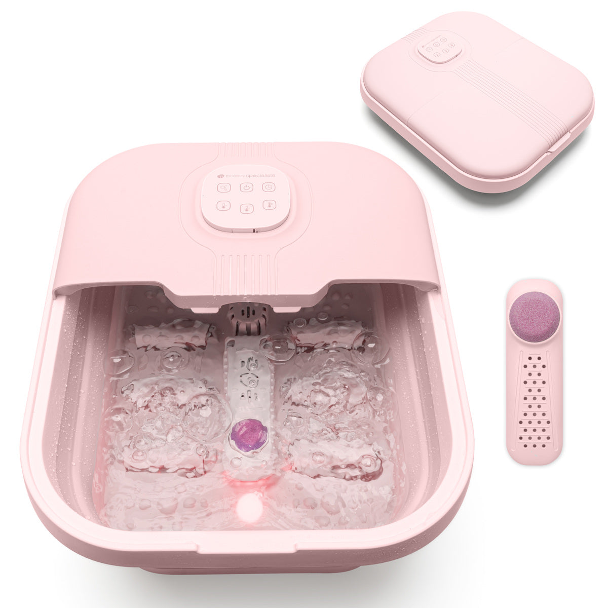 Deluxe Foldaway Foot Spa Bath - Pink