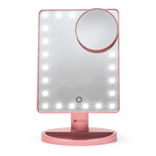 Specchio Per Trucco A Led MINKUROW Specchio Portatile Dimmerabile Con  Sensore Tattile Di Ingrandimento 10x. Nuovo