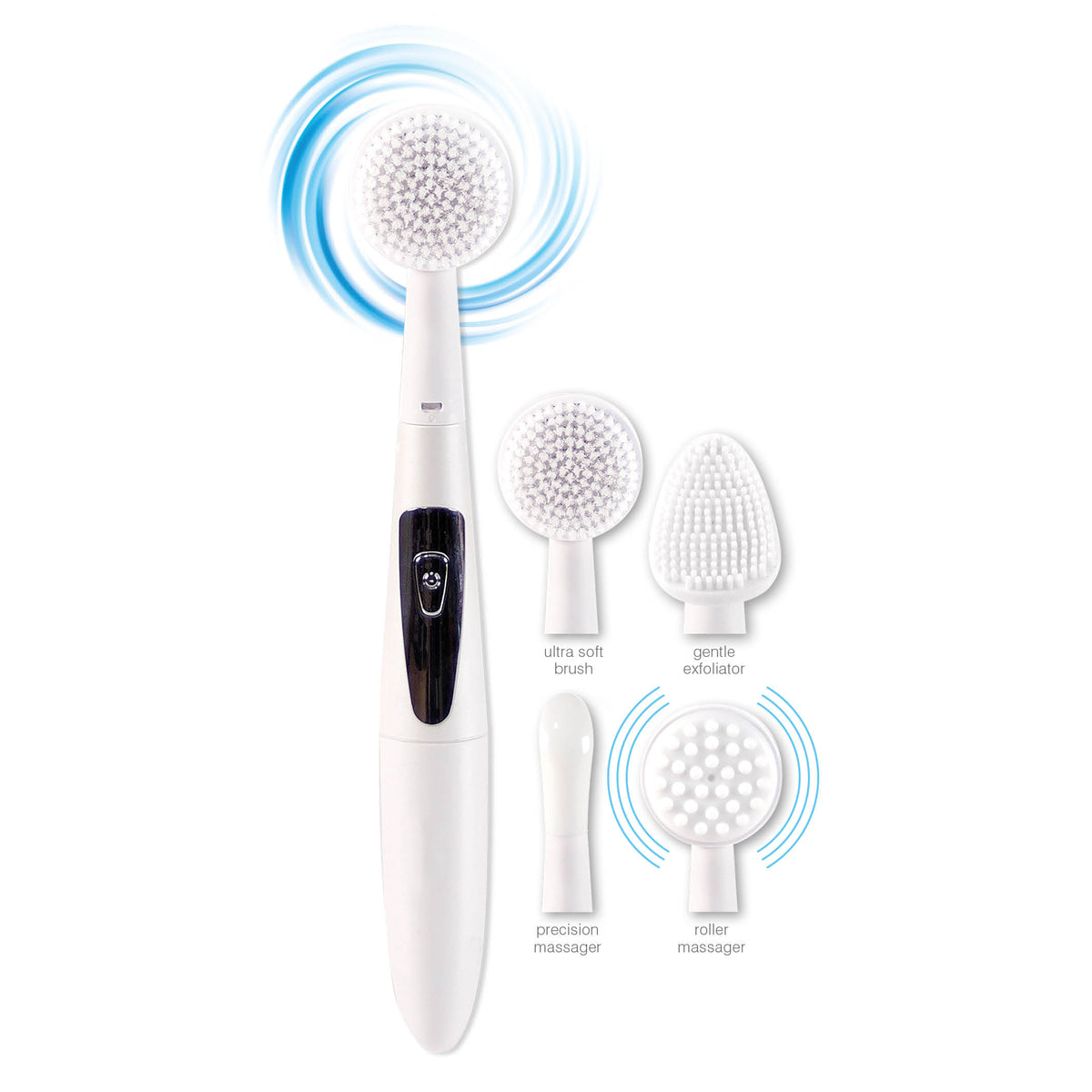 4 in 1 Facial Cleansing Brush, Exfoliator and Massager