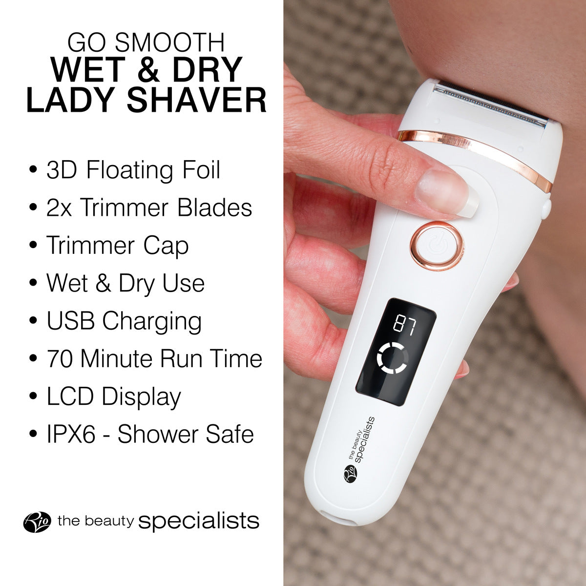 GO SMOOTH Wet and Dry Lady Shaver