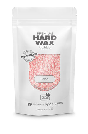 Premium Rose Hard Wax Beads for hair removal , 100% vegan, 750g