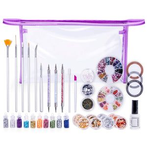 contents of nail art started kit 