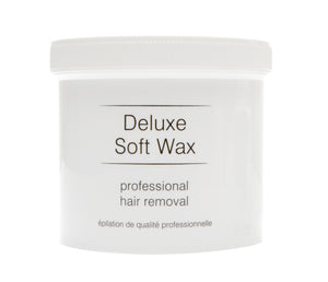 Deluxe soft creme wax tub for professional hair removal
