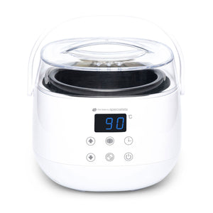 professional wax heater with digital temperature display 
