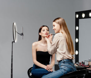 Opvouwbare make-up en vloggen Dimbaar LED-ringlicht