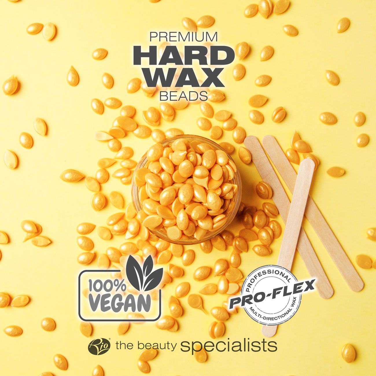 Premium Hard Wax Hair Removal Waxing Beads 100% Vegan - Rio the Beauty  Specialists