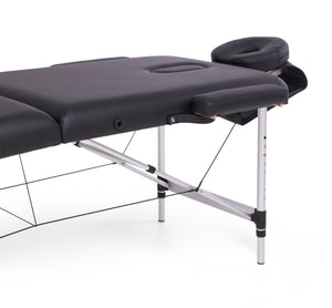 Lettino da massaggio e lettino per trattamenti professionale in alluminio