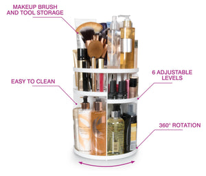 Cosmetic & Brush Storage Carousel