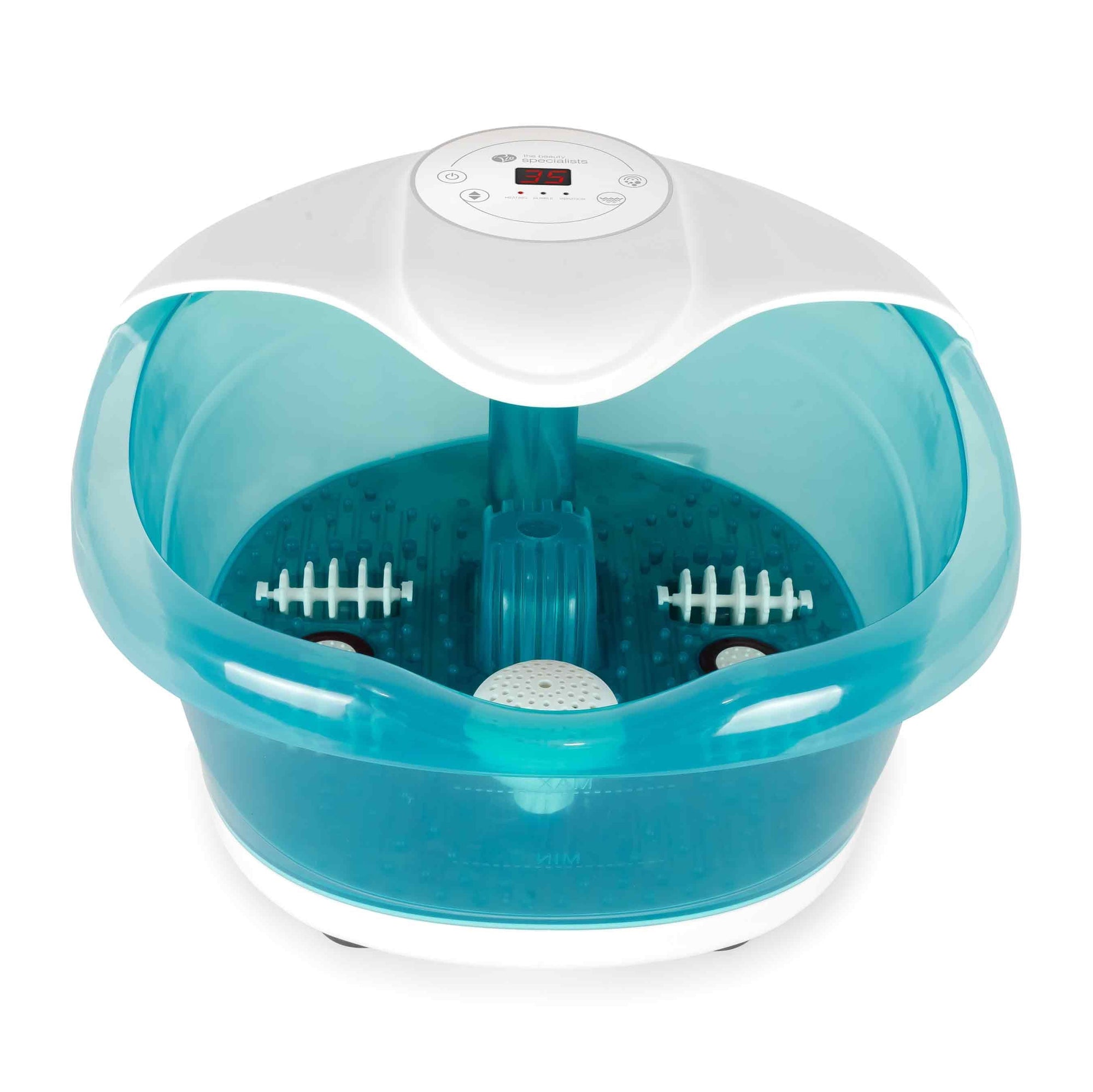 Luxury foot bath spa and massager with auto heat-up